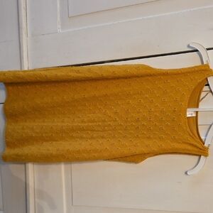 Kids Casual Mustard Dress